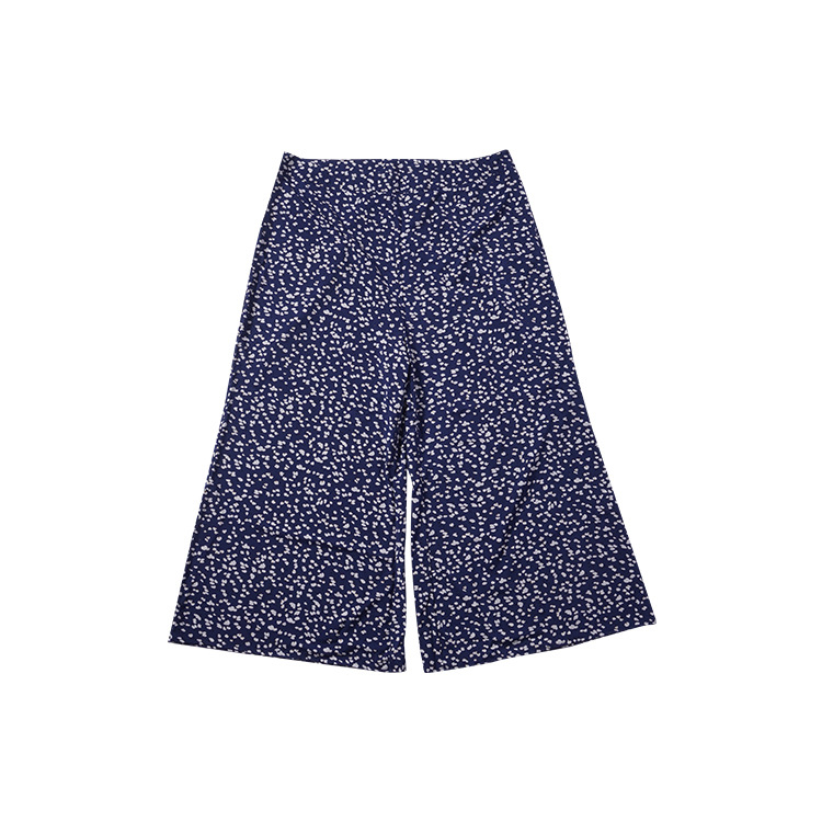 Elegant Wide-leg Pants Cropped Trousers