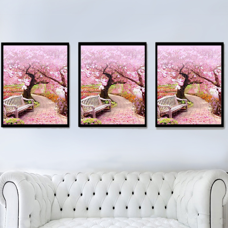 Cherry Tree Cross Stitch Kit For Home Decoration