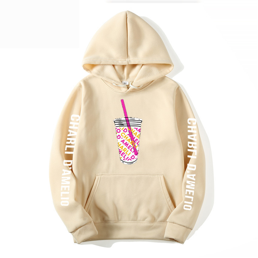 Charli D'Amelio Surrounding Youth Urban Casual Hoodie