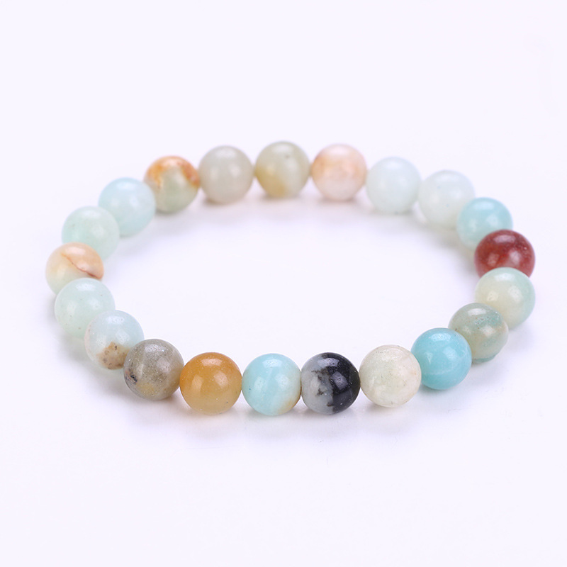 Bracelet Yoga Pure Bead Bracelet 8mm Stone Volcanic Stone Agate Diy Bracelet