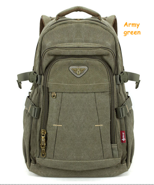 Title 4, Mens Cotton Canvas Backpack