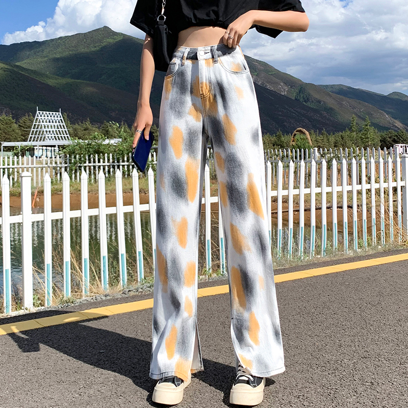 Loose And Thin Straight-leg Mopping Trousers