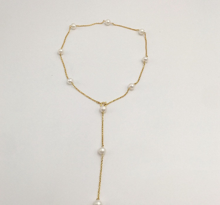 Simple Temperament Medium And Long Necklace