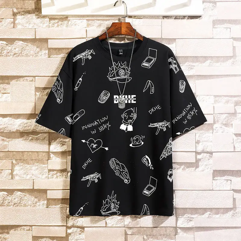 Original Design Short-Sleeved T-Shirt Men'S Summer New Cotton Trend