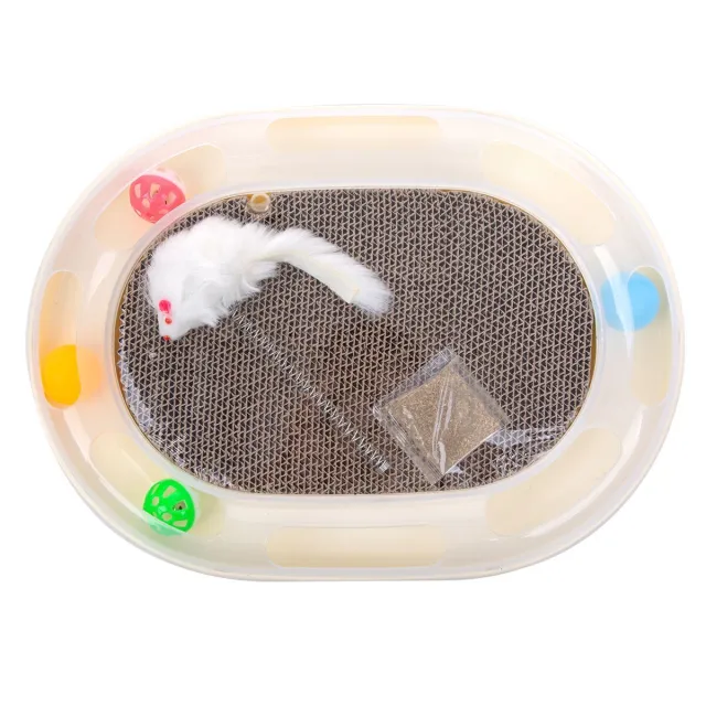 Multifunctional Cat Scratcher Corrugated Paper Claw Sharpener For Cat Supplies Round - Shop at LoveMi