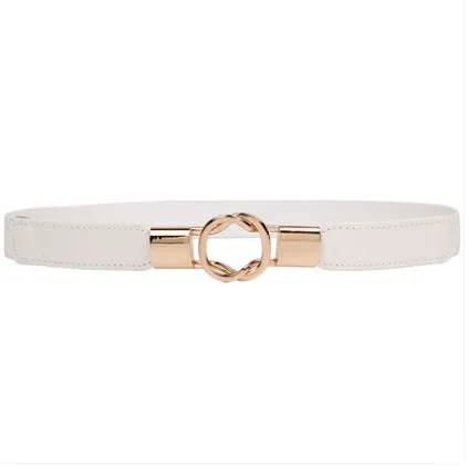 Fashion New Elastic Thin Belt White - Shop at LoveMi