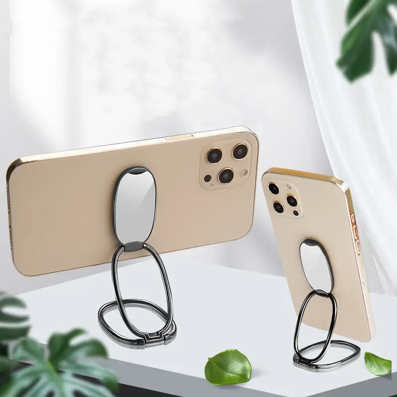 Double Ring Foldable Mobile Phone Holder