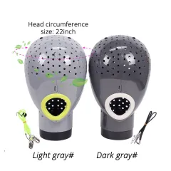Wig Dryer, Headgear Drying Mannequin Head - Light Grey - View 1