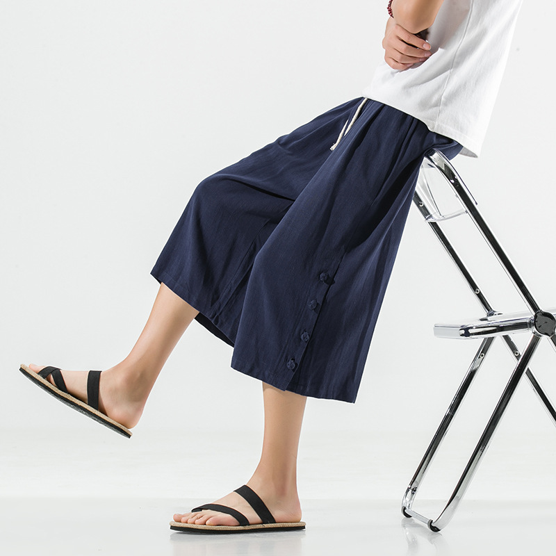 Title 3, Linen Cropped Trousers