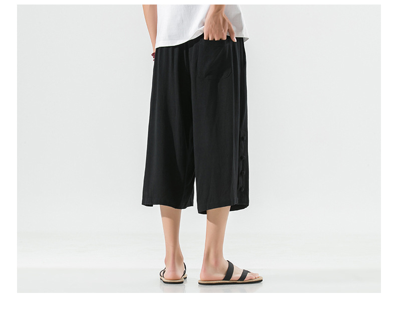 Title 10, Linen Cropped Trousers