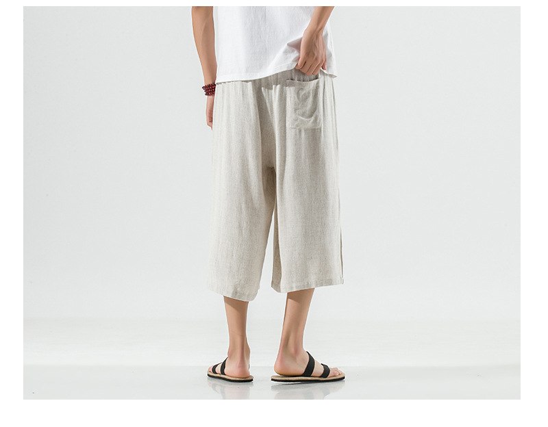 Title 9, Womens Linen Cropped Trousers, lightweight and...