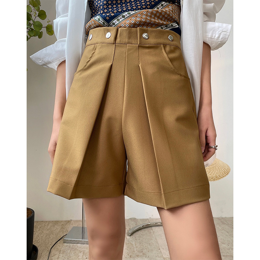 Title 4, Wide-leg Loose-fitting Slim Casual Shorts