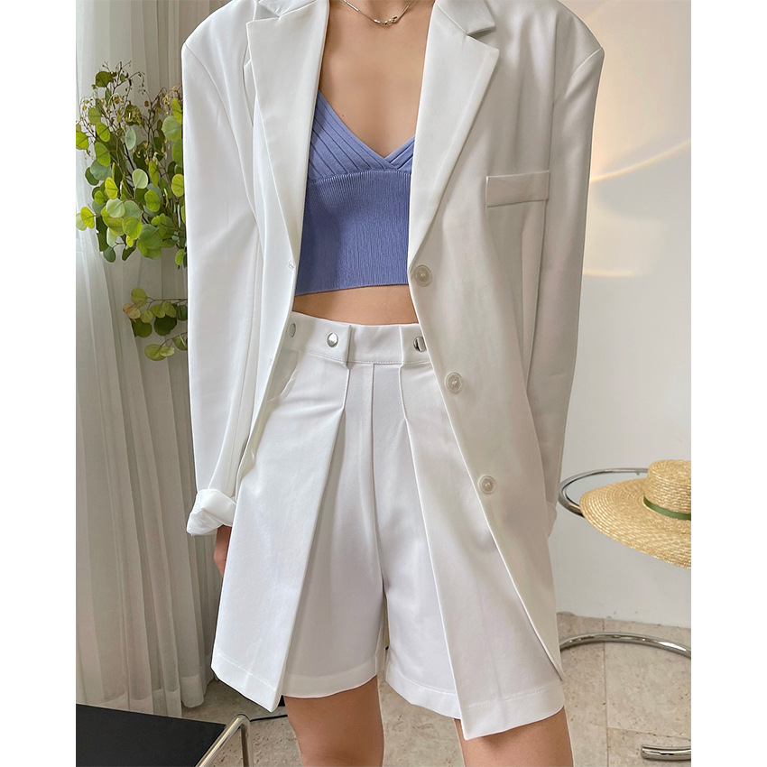 Title 1, Wide-leg Loose-fitting Slim Casual Shorts