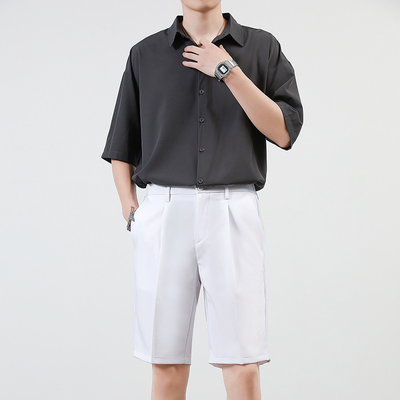 Title 6, Ensemble Chemise Style Hong Kong Homme Short Co...