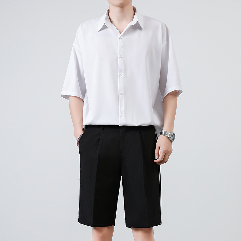 Title 5, Ensemble Chemise Style Hong Kong Homme Short Co...