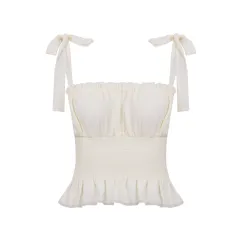 Vest Suspender Women'S 21 Summer New Slim Slim Waist Elastic Casual Jacket - White - View 1