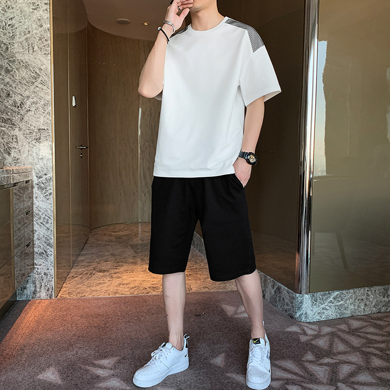 Short Sleeve Sports Suit Men'S Summer New Trend Set