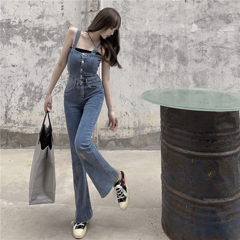 Flared Pants Slim Slimming Trousers Tube Top Jeans