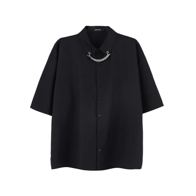 Men's Ins High Street Hip hop Trend Tshirt Loose Five point Sleeves Black - Shop at LoveMi