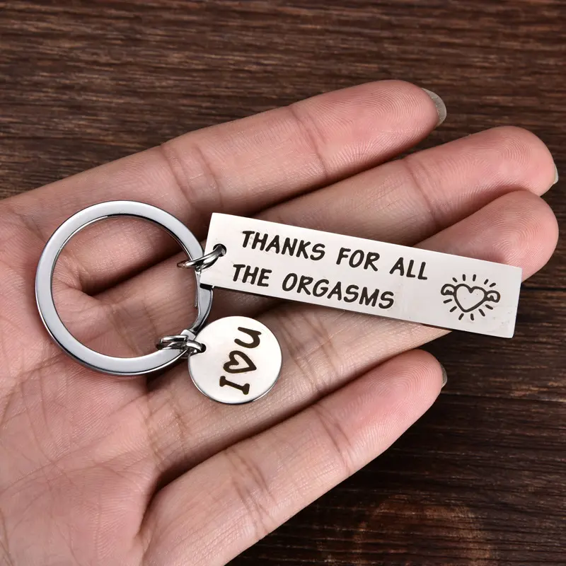 Stainless Steel Long Keychain