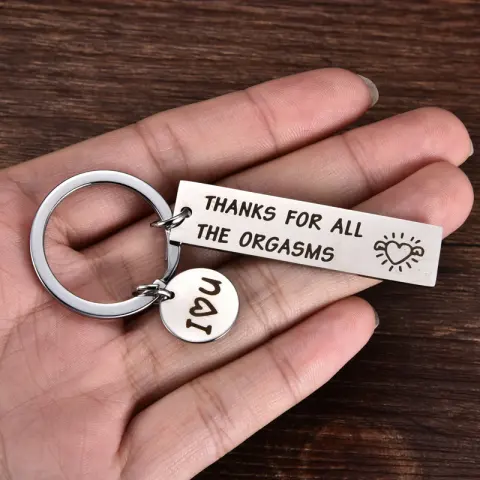 Stainless Steel Long Keychain