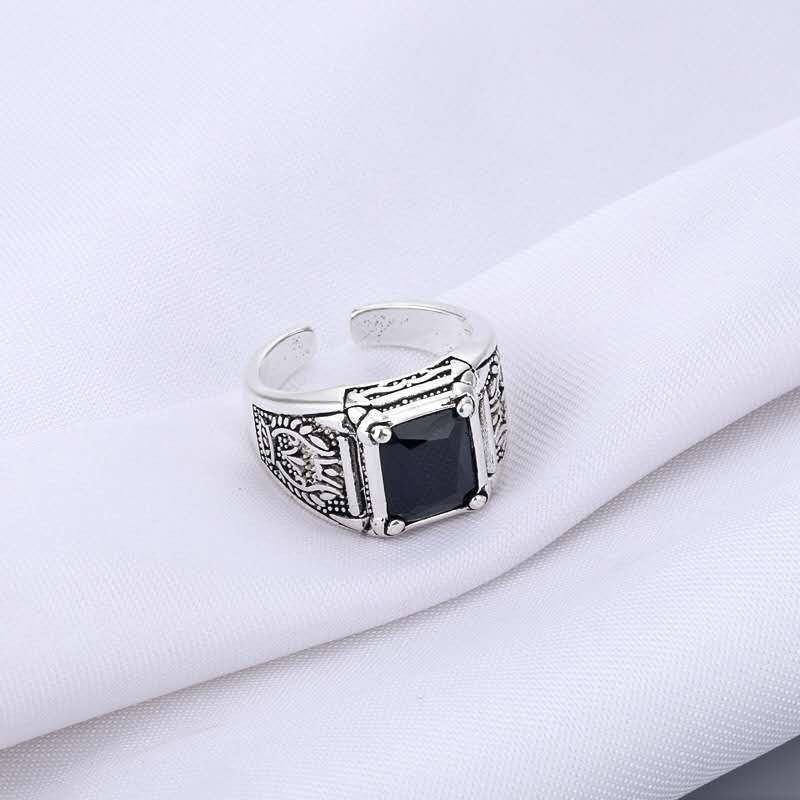 Crystal Men Ring Original Jewelry For Man Birthday Gift Never Fade Cheap