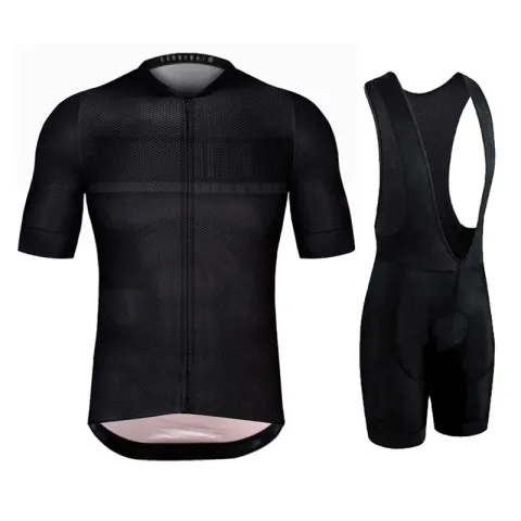 Pro Team Cycling Jersey Set Polyester Bike Clothes Kit