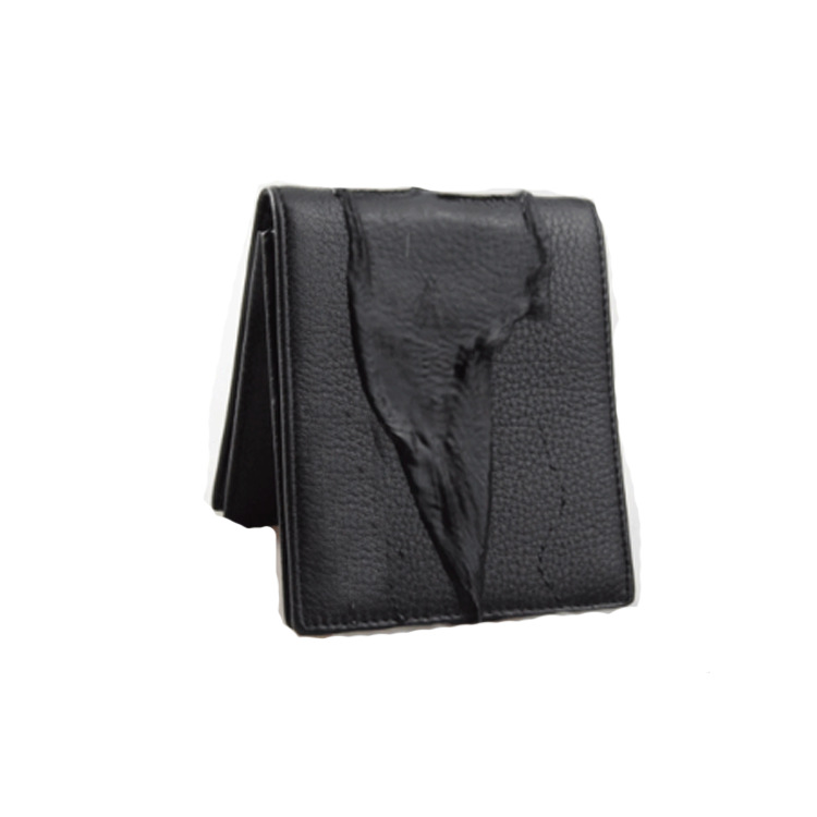 The First Layer Of Cowhide Short Wallet Ultra-thin Wallet Card Holder