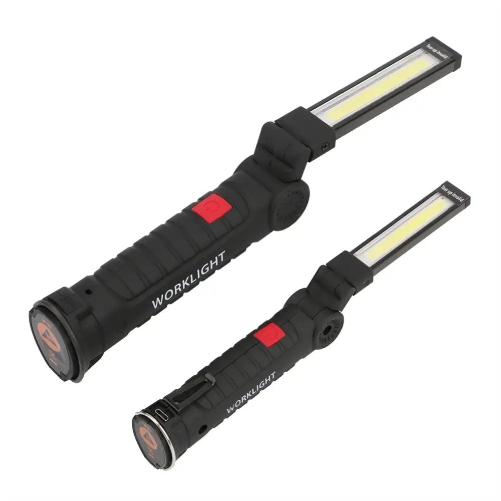 COB LED Tactical Flashlight USB Rechargeable Torch Waterproof Work Light Magnetic Lanterna Hanging Lamp For Night Lighting
