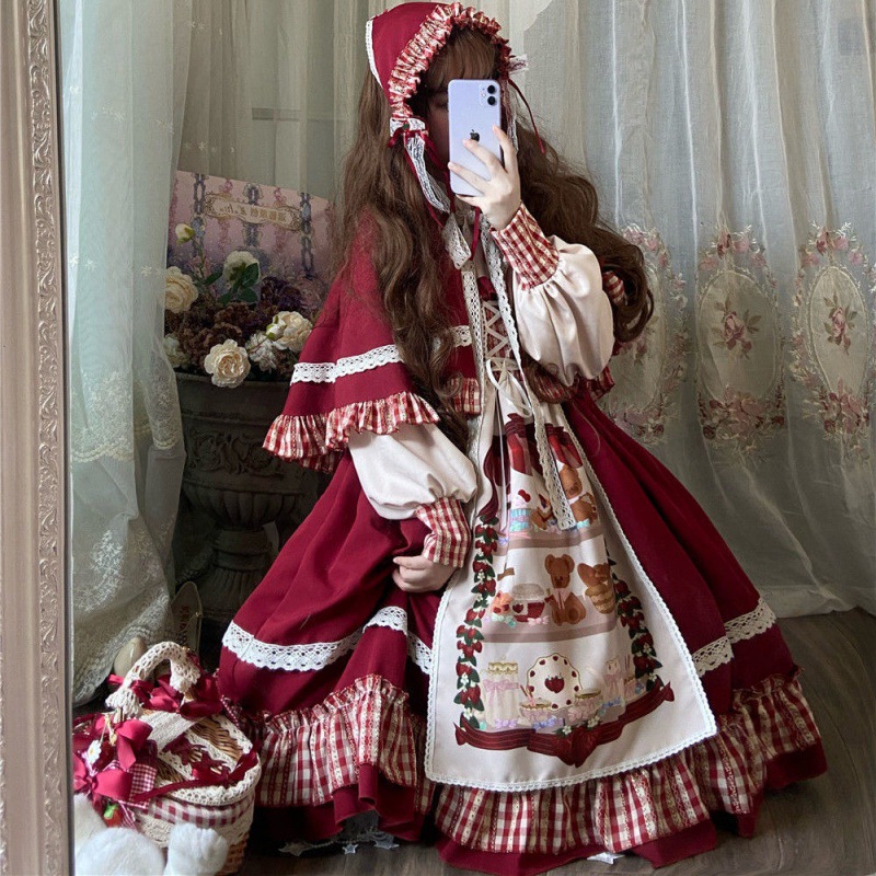 Cape-Sleeve Princess Maxi Dress, picture 3 of 5