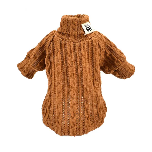 Clothing Knitwear Warm Coat For Small Medium Cats Dogs Orange Black Grey Brown - Shop at LoveMi