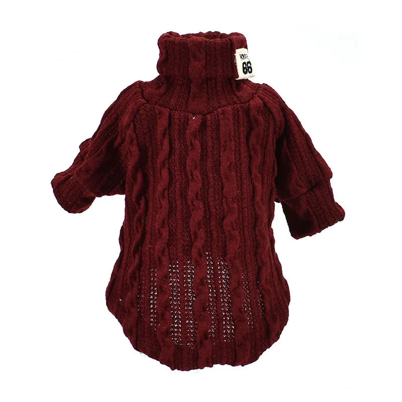 Clothing Knitwear Warm Coat For Small Medium Cats Dogs Orange Black Grey - Red