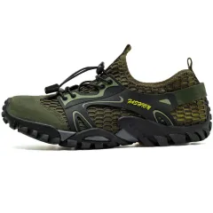 Five Finger Upstream Shoes Swimming Shoes Beach Shoes - Green - View 1