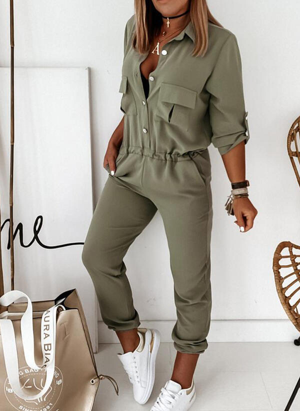 Title 6, New Womens Solid Color Long Sleeved Overalls