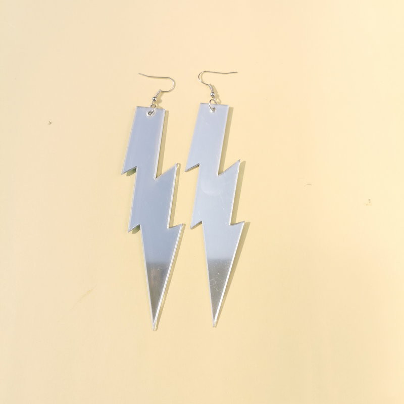 Acrylic Lightning Earrings And Earrings With Other Exaggerations