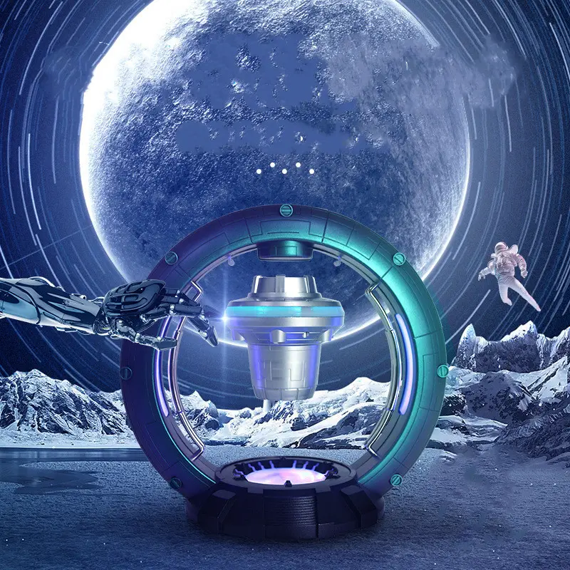 Magnetic Levitation Spacecraft UFO with Function Bluetooth Speaker Breathing