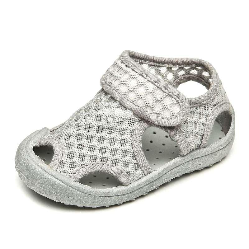 Baotou Women's Leather Mesh Cloth Breathable Beach Shoes