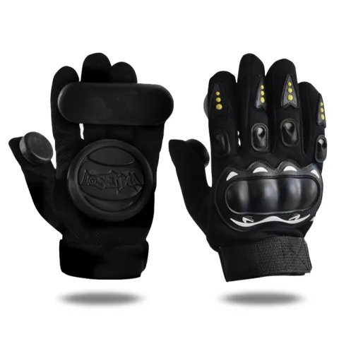 Downhill Skateboard Gloves Roller Long Board Slider Turning Slide