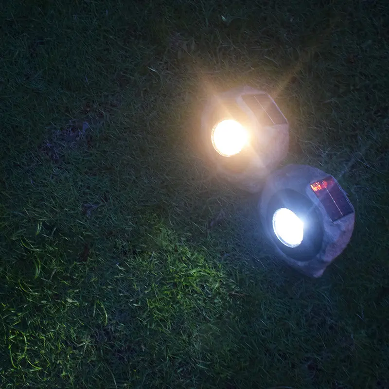 Solar Simulation Stone Lamp Garden Outdoor Lawn