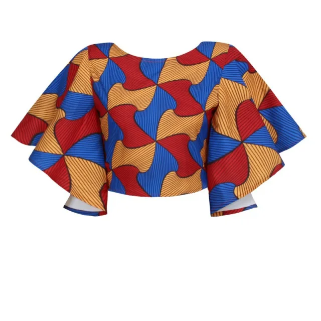 Summer African Wind With Lobed Sleeves Loomed Lady Jacket A M - Shop at LoveMi