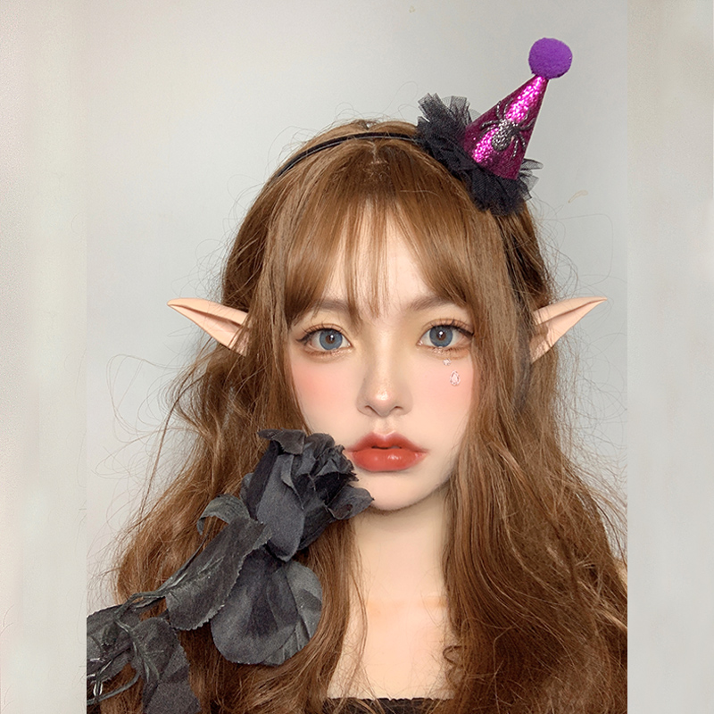 Title 5, Christmas Elf Ear Head Ornaments Prom Makeup Pr...