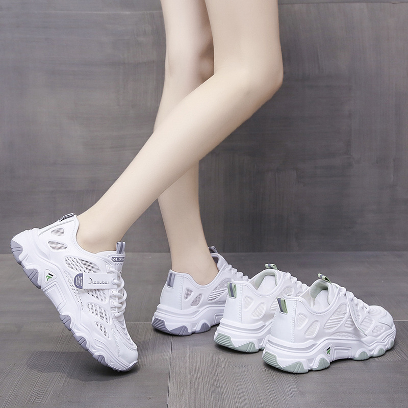 New Summer Net Shoes Breathable White Sports And Leisure Women's Shoes