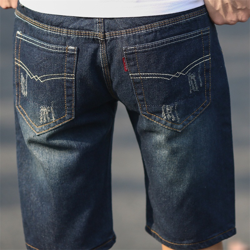 Title 2, Pantaloncini di jeans estivi da uomo strappati ...