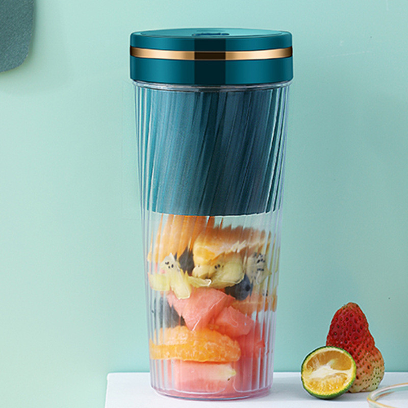 Portable Blender Mini Home Fruit Juicer Cup Wireless USB Electric Fruit Juice Ma