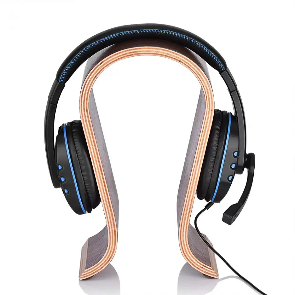 Bluetooth Wooden Earphone Holder Headset Earphone Holder