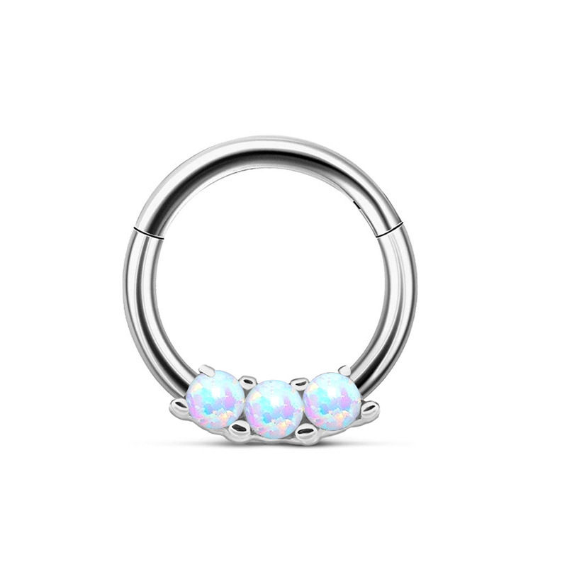 Title 6, Nasenring, Nippelring, Nasennagel, Opal-Piercin...