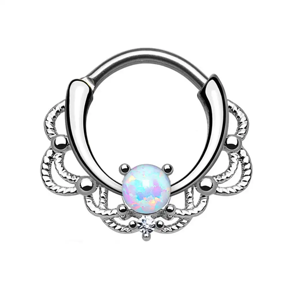 Nose Ring Nipple Ring Nose Nail Opal Piercing Jewelry
