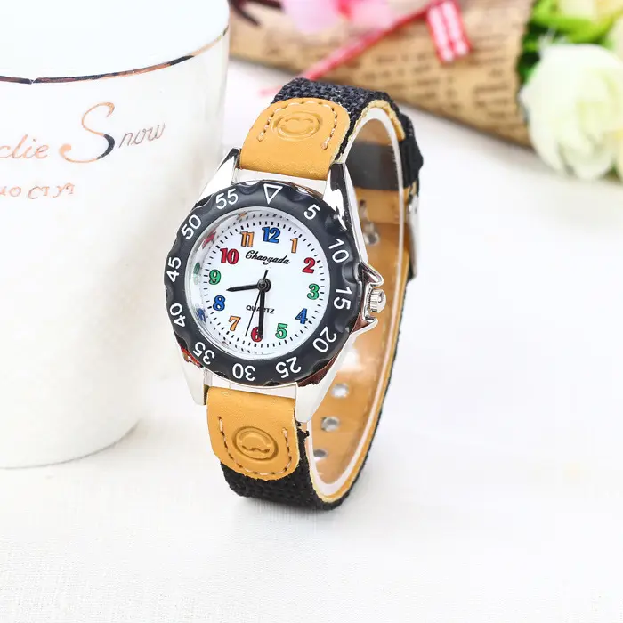 Cute Cartoon Children Watch Girl Boy Electronic