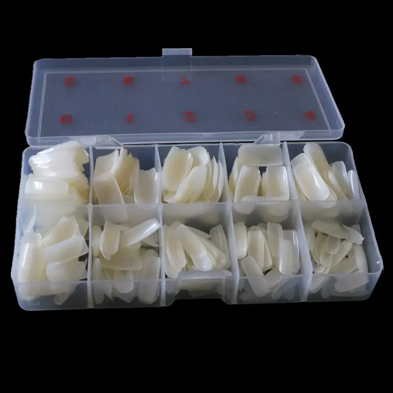 Nail Art Box Armor Pieces Transparent Fully