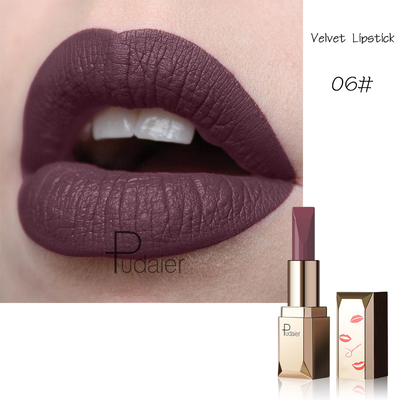 Pudaier Matte Matte Velvet Matte Makeup Star Lipstick F - Shop at LoveMi